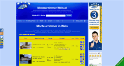 Desktop Screenshot of monteurzimmer-wels.at